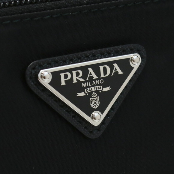 Prada Black Logo Shoulder Nero Triangle Crossbody Vera Bag - Picture 1 of 5